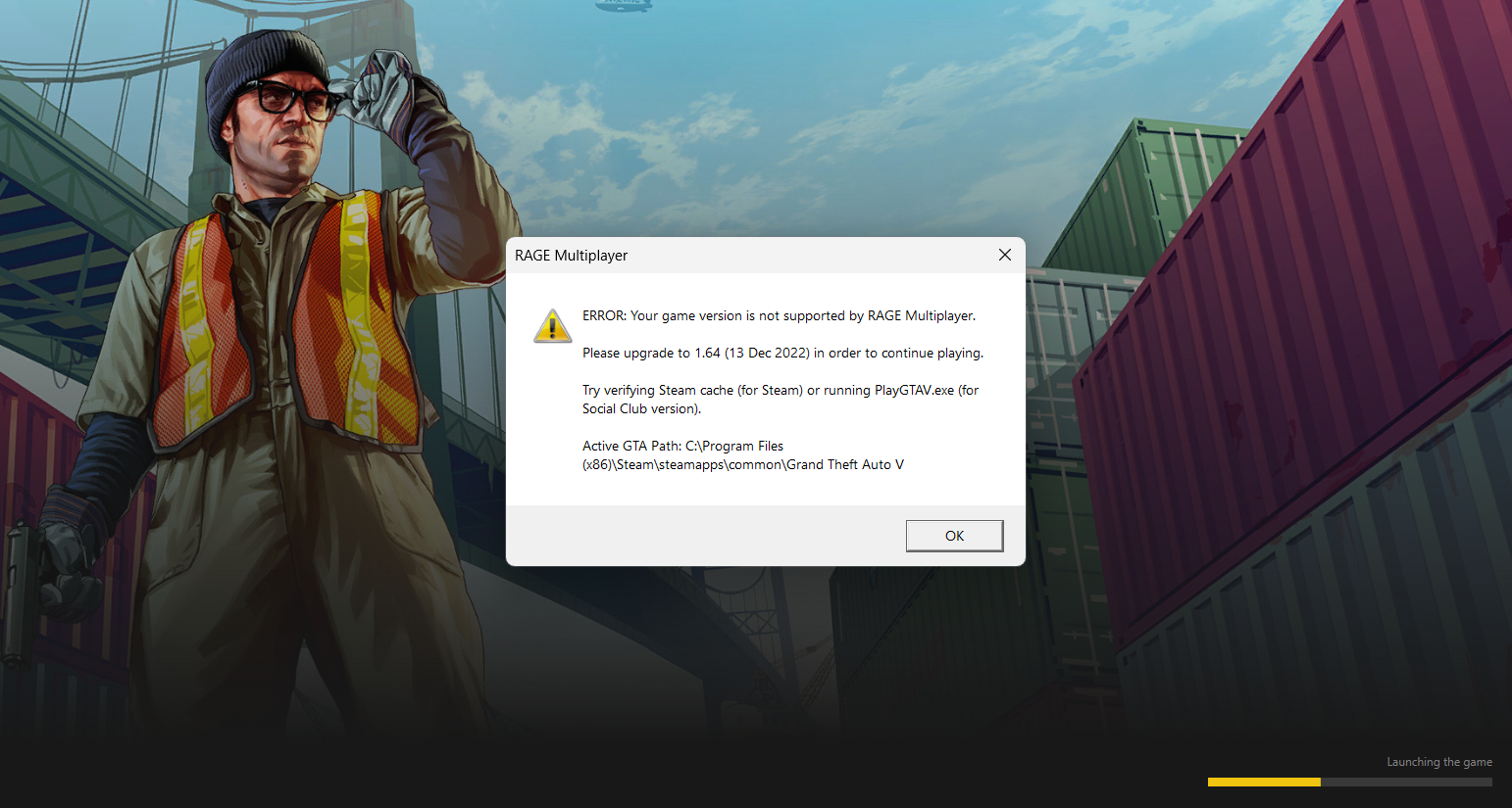 Error could not access game process shutdown rockstar games launcher and steam фото 97