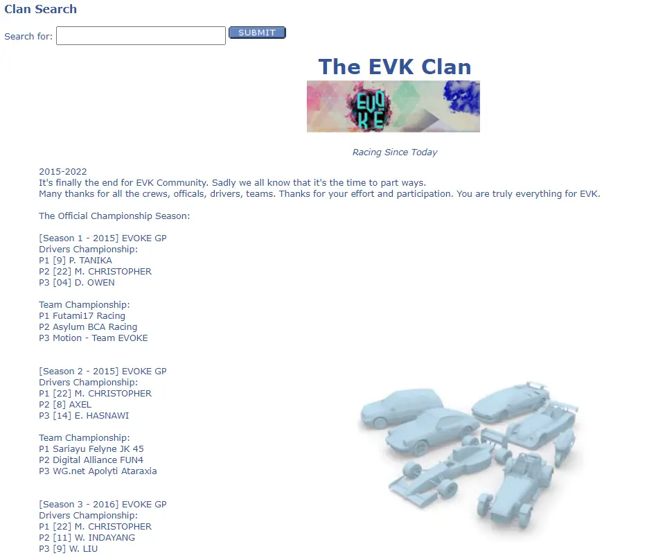 Official EVK Clan OR4Q8