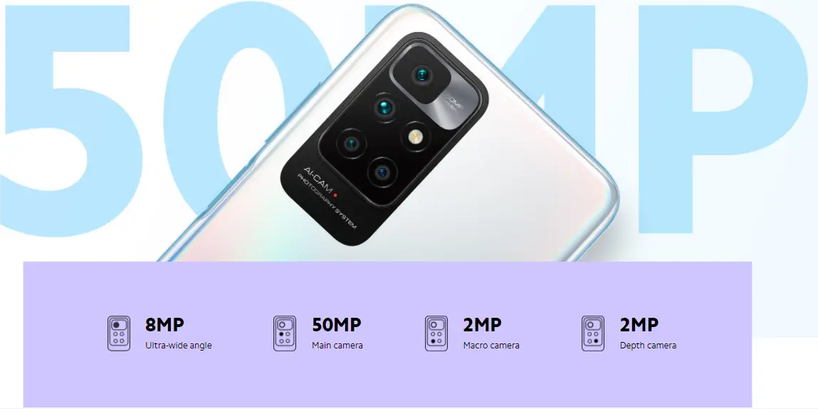 Xiaomi Redmi 10 comes with a powerful 50MP AI quad camera 